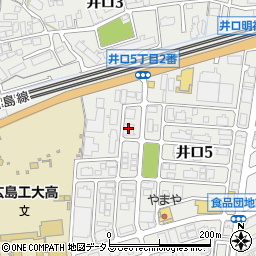 ツクイ広島井口周辺の地図