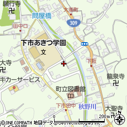奈良県吉野郡下市町下市3077周辺の地図