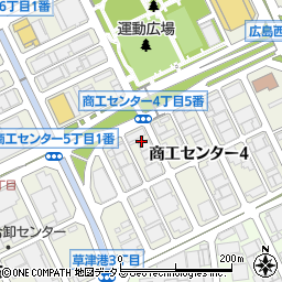 広島県広島市西区商工センター4丁目6周辺の地図