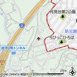 広島県廿日市市佐方615-116周辺の地図