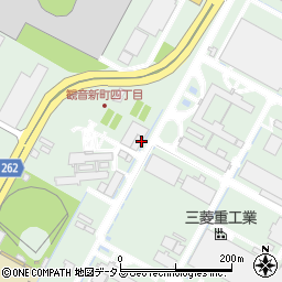 広島県広島市西区観音新町周辺の地図