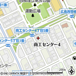 広島県広島市西区商工センター4丁目5周辺の地図