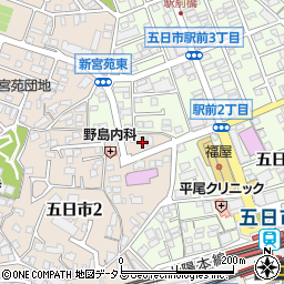 米久株式会社　広島支店周辺の地図