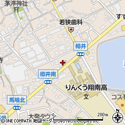 ＨｏｎｄａＣａｒｓ泉南樽井樽井店周辺の地図