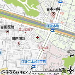 広島県広島市中区江波本町16周辺の地図