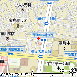 大濱道場新極真会事務局周辺の地図