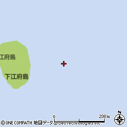 下江府島周辺の地図