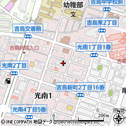 株式会社旭堂　吉島店周辺の地図