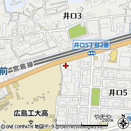 岡重株式会社　井口分室周辺の地図