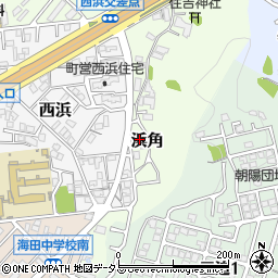 広島県安芸郡海田町浜角8周辺の地図