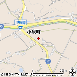 広島県三原市小泉町3317-1周辺の地図