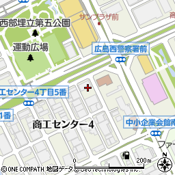 広島県広島市西区商工センター4丁目2周辺の地図