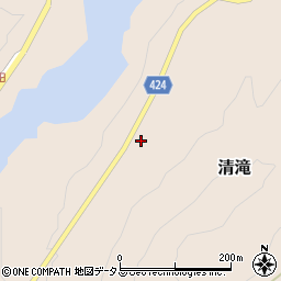 三重県多気郡大台町清滝378周辺の地図