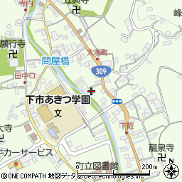奈良県吉野郡下市町下市193周辺の地図