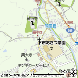 奈良県吉野郡下市町下市2980周辺の地図