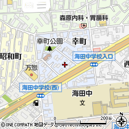 広島県海田町（安芸郡）幸町周辺の地図