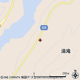 三重県多気郡大台町清滝381周辺の地図