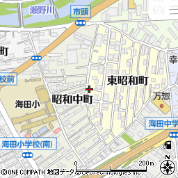 広島県安芸郡海田町東昭和町周辺の地図