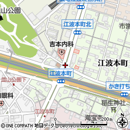 江波本町周辺の地図