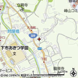 奈良県吉野郡下市町下市423周辺の地図