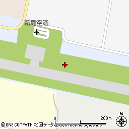 新島空港消防所周辺の地図