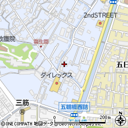 仁井田メゾネット周辺の地図