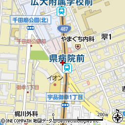 広島県広島市南区西翠町3-3周辺の地図