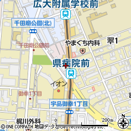 広島県広島市南区西翠町3-2周辺の地図