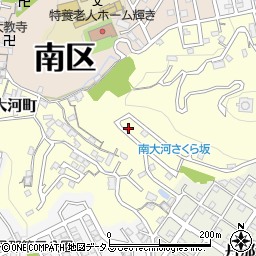 広島県広島市南区南大河町周辺の地図