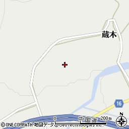 島根県鹿足郡吉賀町蔵木利光周辺の地図