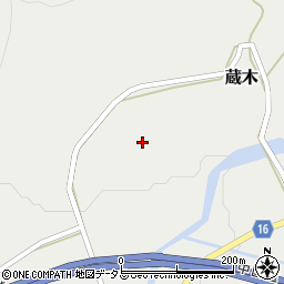 島根県吉賀町（鹿足郡）蔵木（利光）周辺の地図
