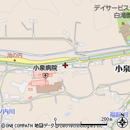 小泉病院周辺の地図