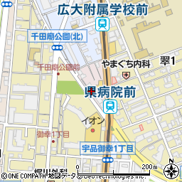 広島県広島市南区西翠町周辺の地図