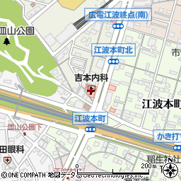 ニチイケアセンター江波周辺の地図