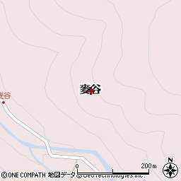 奈良県吉野郡東吉野村麥谷周辺の地図