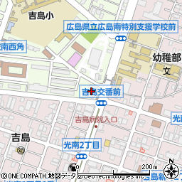 広島法務合同独身寮周辺の地図