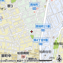 広島県広島市南区西旭町20周辺の地図