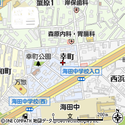 広島県安芸郡海田町幸町1周辺の地図
