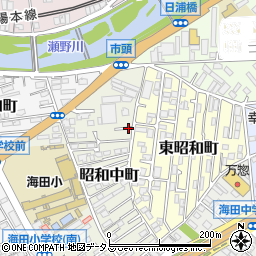 広島県安芸郡海田町昭和中町周辺の地図