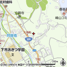 奈良県吉野郡下市町下市434周辺の地図