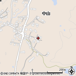 山口県長門市東深川中山1476周辺の地図
