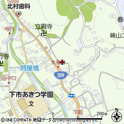 奈良県吉野郡下市町下市441周辺の地図