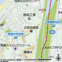 日限地蔵尊周辺の地図