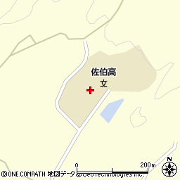 広島県立佐伯高等学校周辺の地図