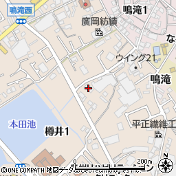 岡田産業南大阪営業所周辺の地図