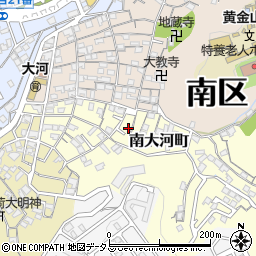 広島県広島市南区南大河町5周辺の地図