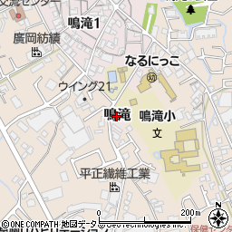 大阪府泉南市鳴滝137周辺の地図