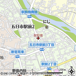 駅前橋周辺の地図