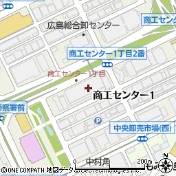 広島共和物産株式会社　営業企画本部企画部仕入課周辺の地図