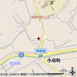 広島県三原市小泉町1339-3周辺の地図